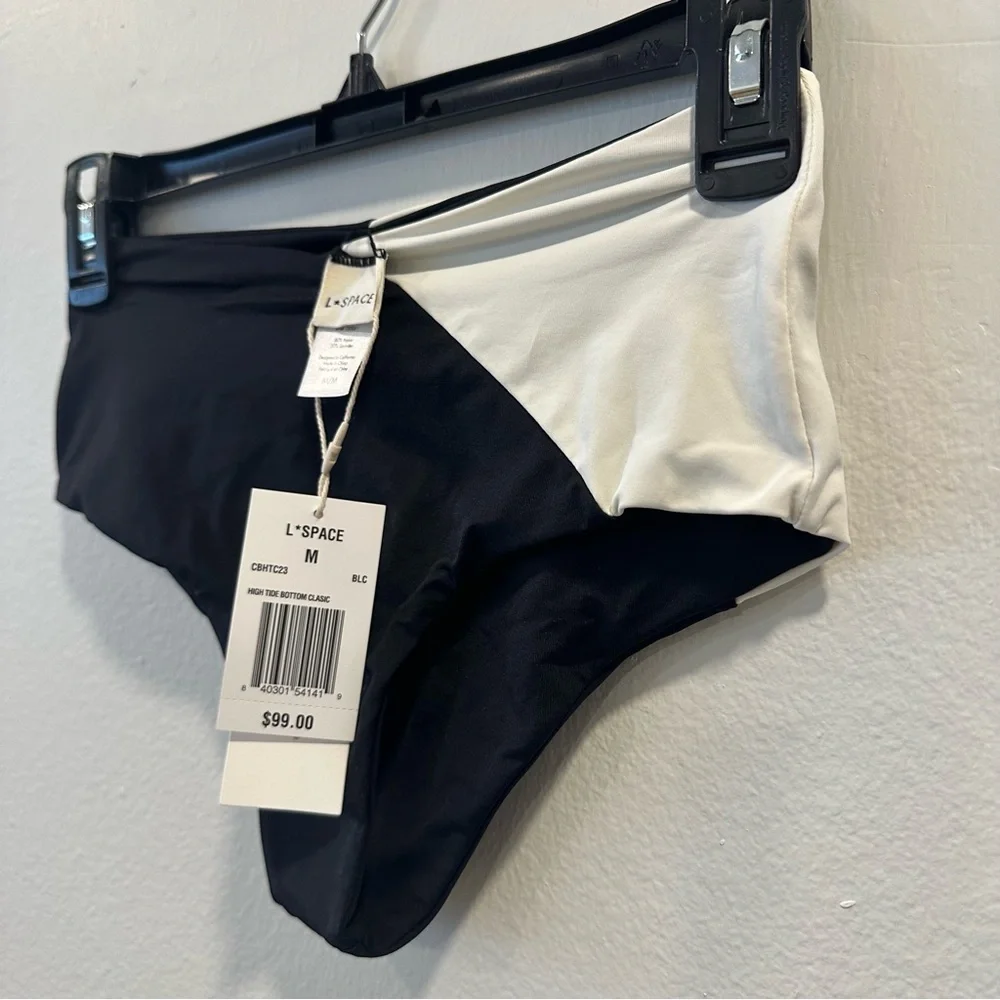 L*SPACE Color Block High Tide Bikini Bottom